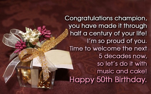 Happy 50th Birthday - 50th Birthday MSG, 50th Birthday