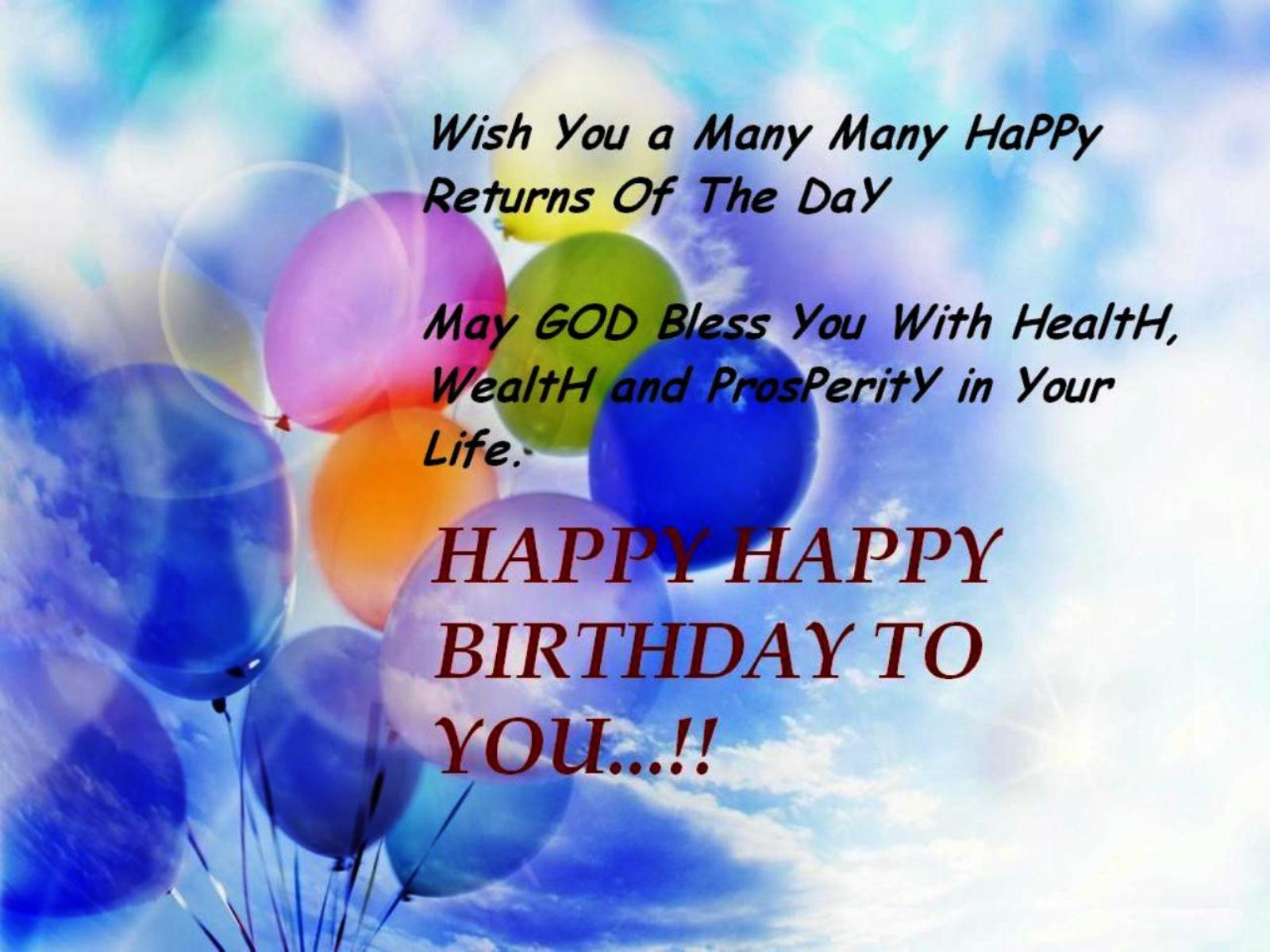 Happy Birthday Wishes Quotes - Birthday Wishes, Greetings
