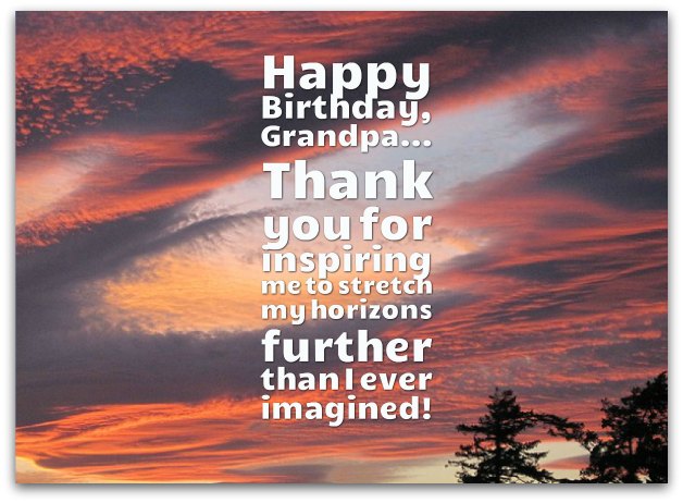 Grandpa Birthday Quotes - Happy Birthday Grandpa Wishes