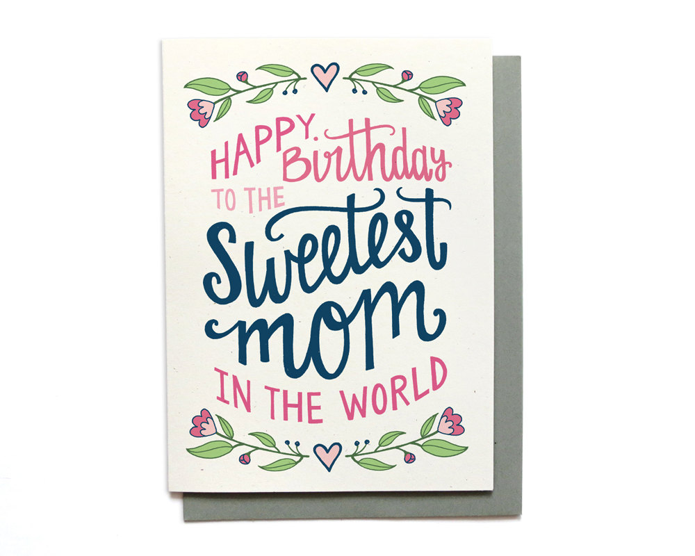 10 Best Printable Birthday Cards For Mom Pdf For Free At Printablee Happy Birthday Mom Card