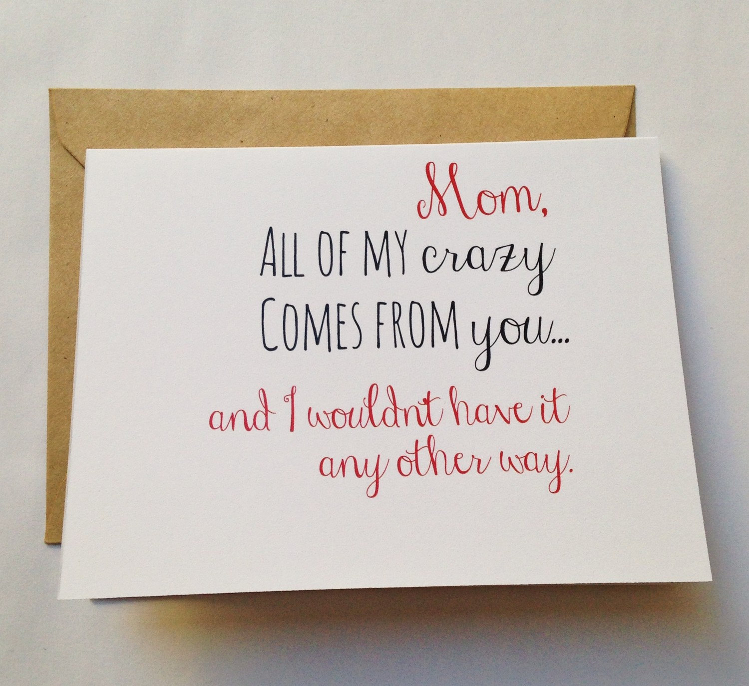 Birthday Card For Mom From Daughter Funny At Debrah Robinson Blog