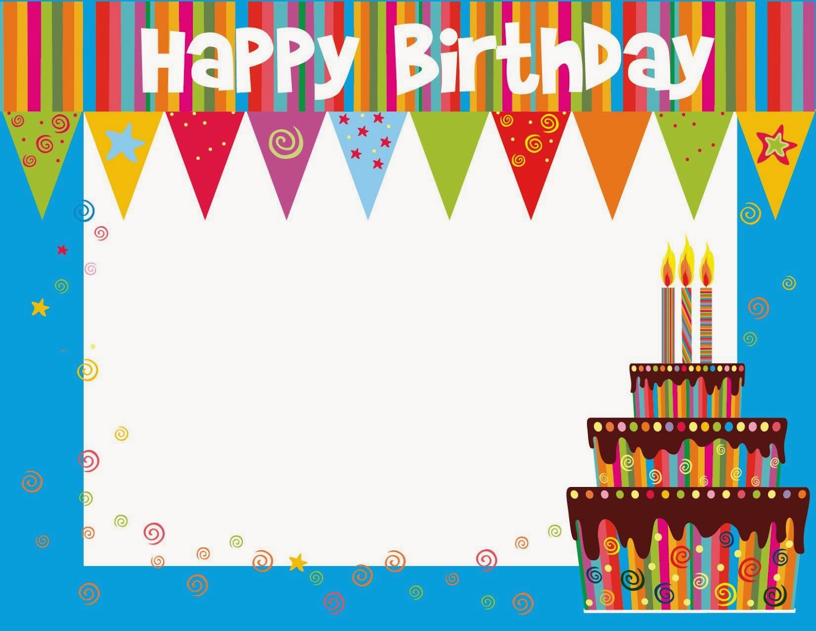 Free Printable Birthday cards ideas Greeting Card Template