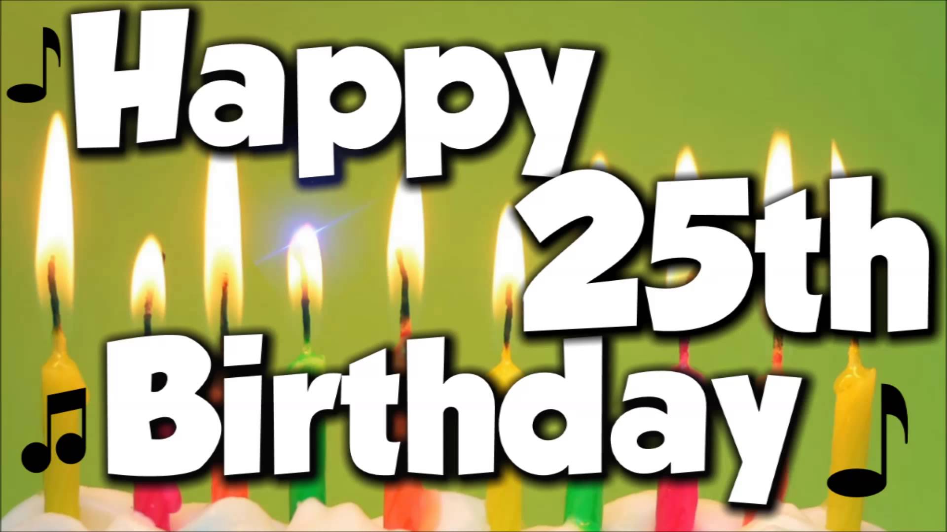 Happy 25th Birthday Birthday Wishes for 25YearOlds
