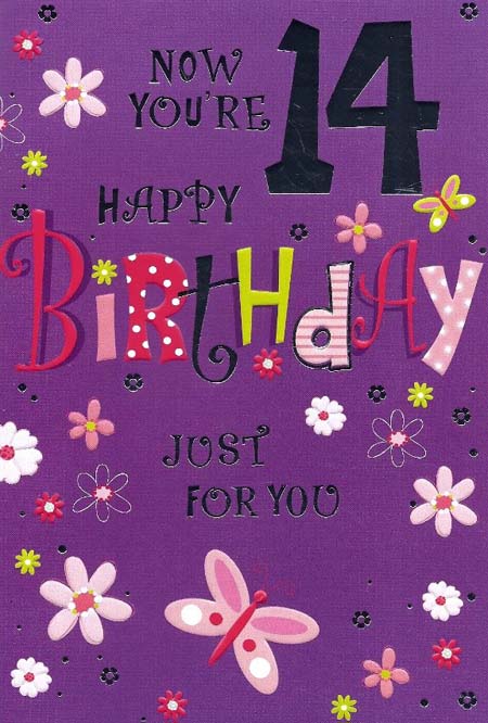 14th Birthday Card Messages