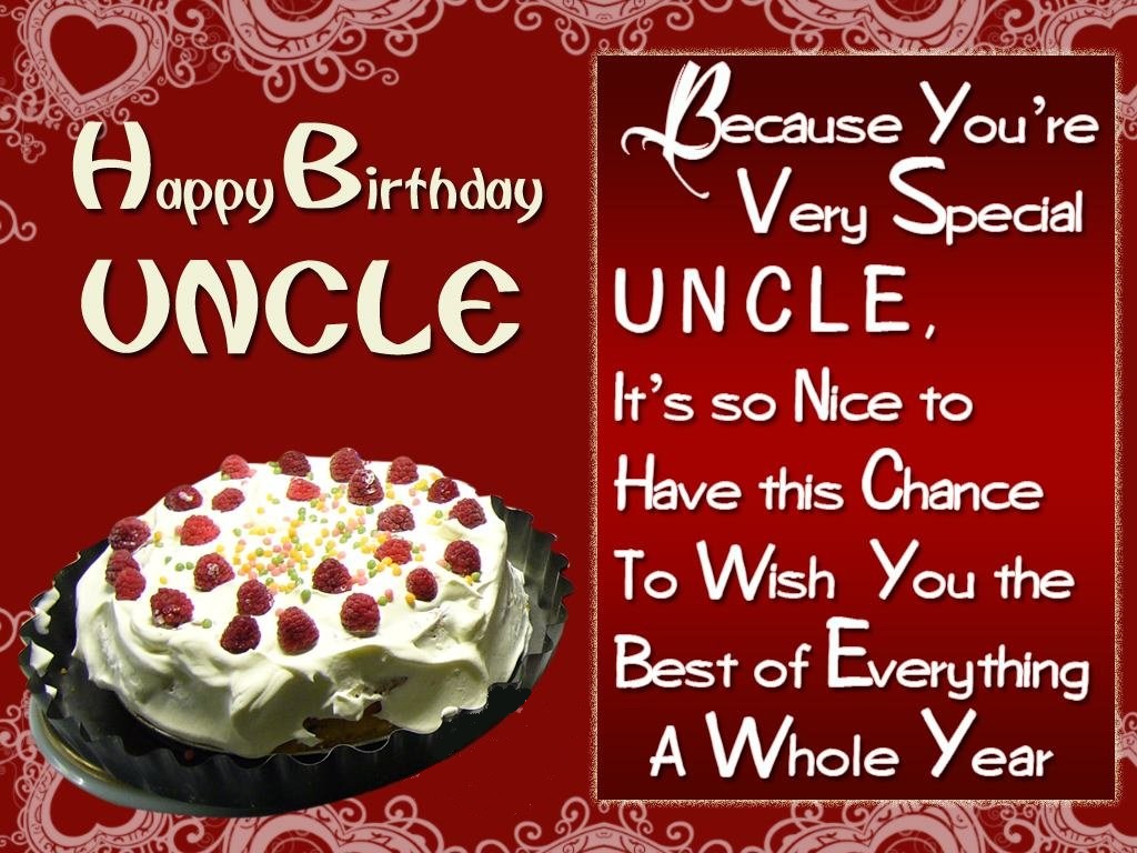 Birthday Wishes For Uncle - Happy Birthday Uncle Birthday Quotes