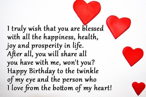 Happy Birthday Wishes To Love