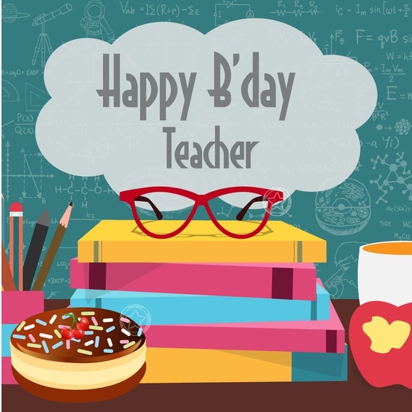 Printable Teacher Birthday Cards