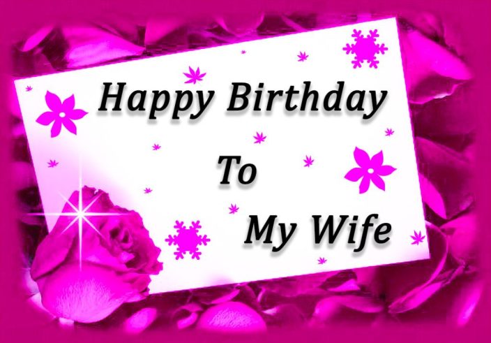 happy birthday wife cards
