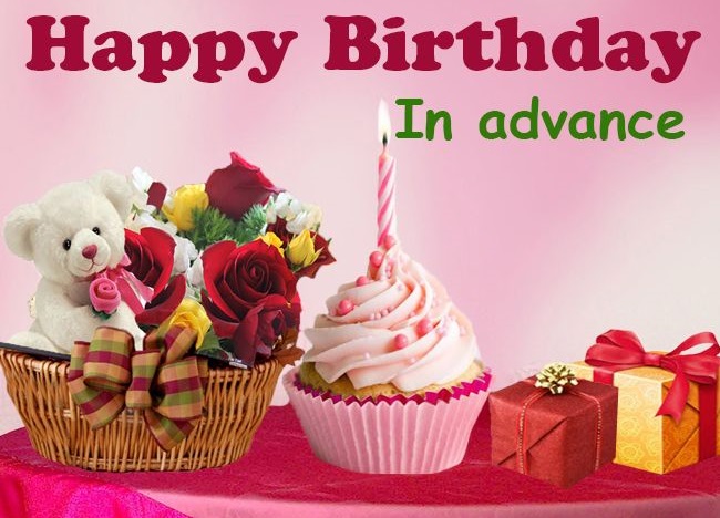 advance birthday wishes 