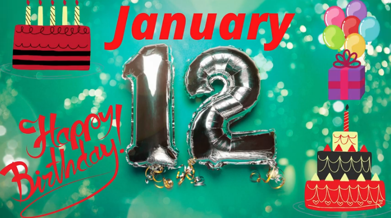 12 January Birthday Wishes