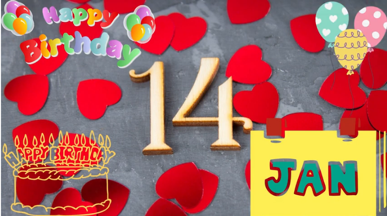 14 January Birthday Wishes