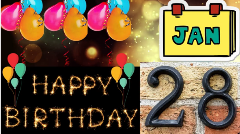 28 January Birthday Wishes Messages Quotes And Images