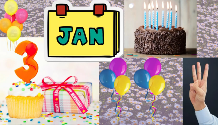 3 january Birthday Wishes 