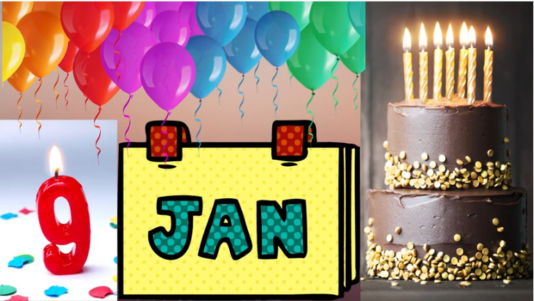 9 January Happy Birthday Wishes