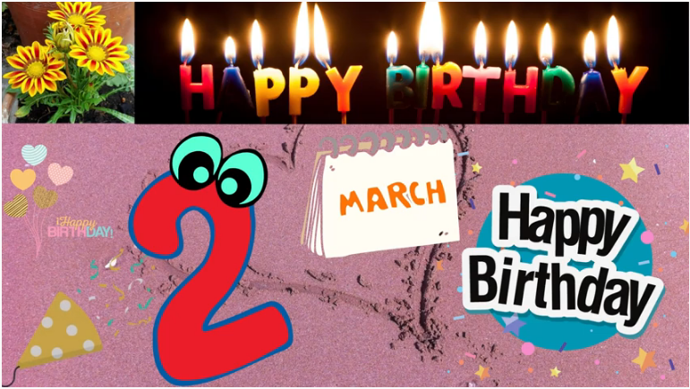 2 March Birthday Wishes