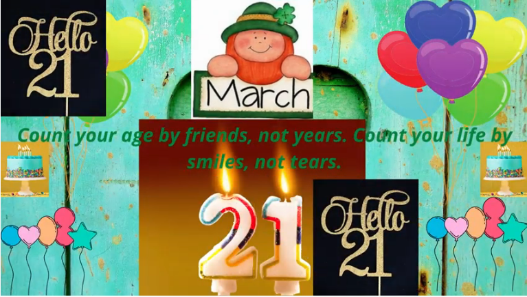 21 March Happy Birthday Wishes, Messages and Quotes