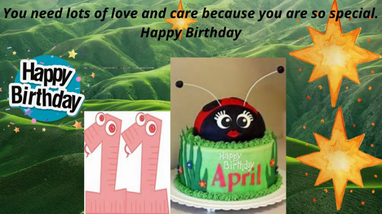 11 April Birthday Wishes