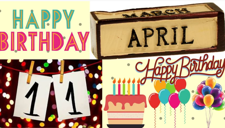11 April Happy Birthday Wsihes