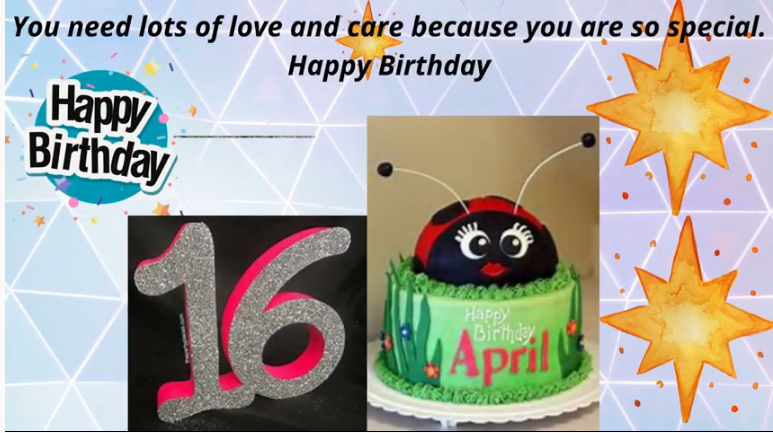 16 April Birthday Wishes