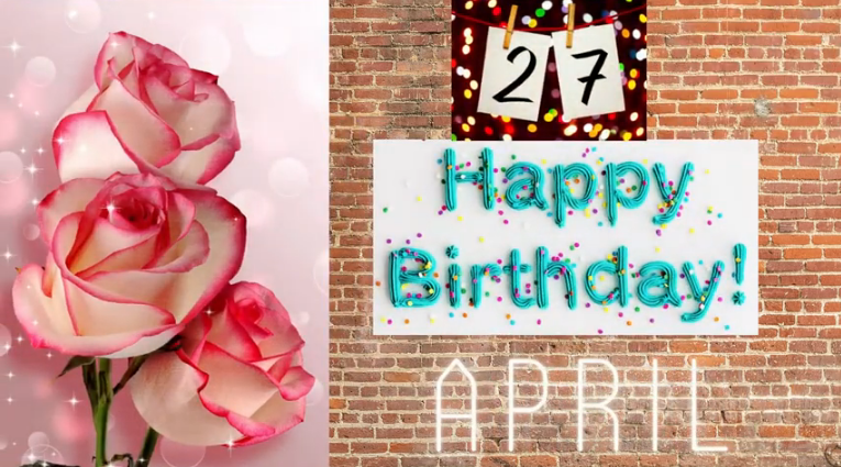 27 APril Happy Birthday Wishes 