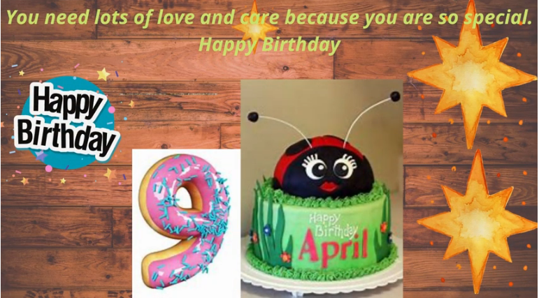 Happy 9 April Birthday Wishes